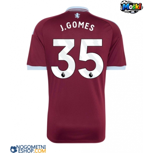 Moški Nogometni dresi Aston Villa Joao Gomes #35 Domači 2026-27 Kratek Rokav